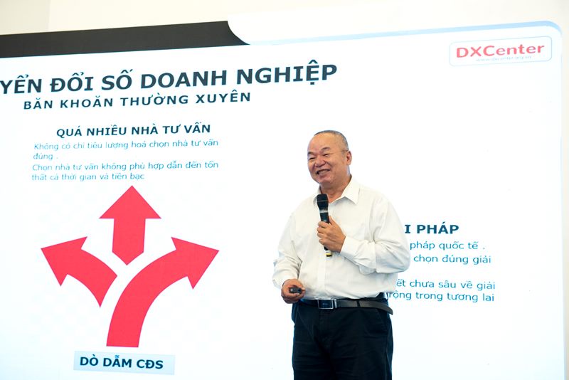 Ông Phí Anh Tuấn – Trưởng ban chuyển đổi số mảng doanh nghiệp, Trung tâm hỗ trợ và tư vấn chuyển đổi số DXCenter