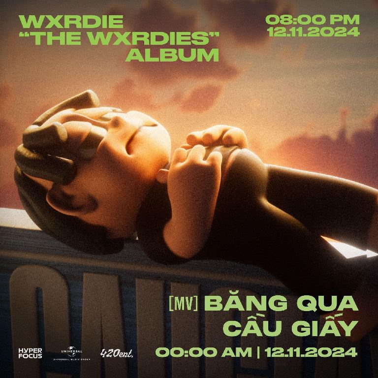 Rapper Wxrdie chính thức phát hành album đầu tay mang tên “THE WXRDIES”