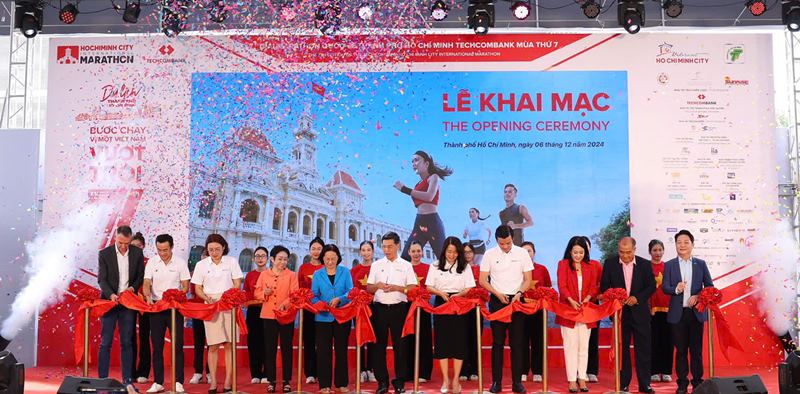 Chính thức khai mạc Mùa giải thứ 7 Marathon Quốc Tế Thành Phố Hồ Chí Minh Techcombank