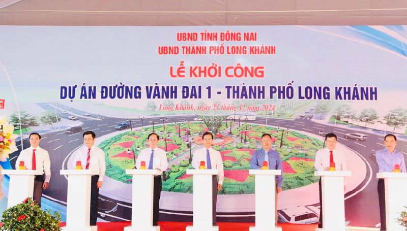 Đồng Nai khởi công đường Vành đai 1, thành phố Long Khánh