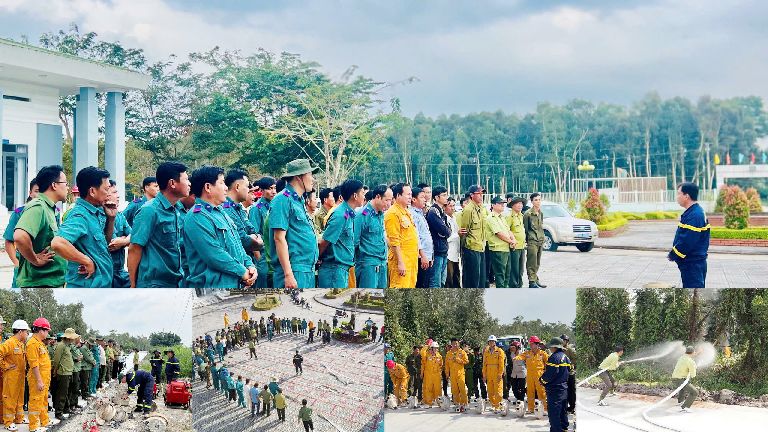 PV GAS CA MAU đạt giải Nhất cuộc thi phòng cháy chữa cháy rừng năm 2025