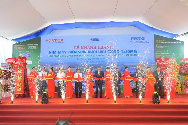 Nhà máy điện sinh khối Hậu Giang cung cấp 130 triệu kWh/năm