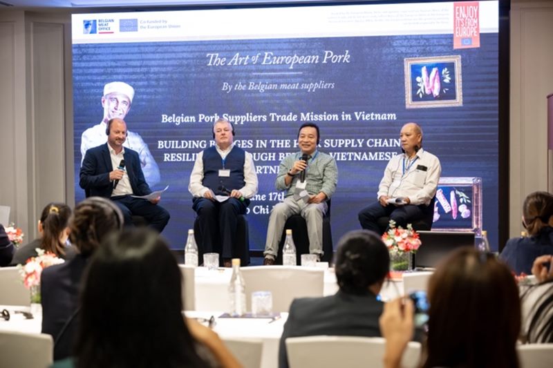Các nhà cung cấp thịt heo Bỉ Tăng Cường Quan Hệ Hợp Tác tại Việt Nam thông qua “The Art of European Pork”
