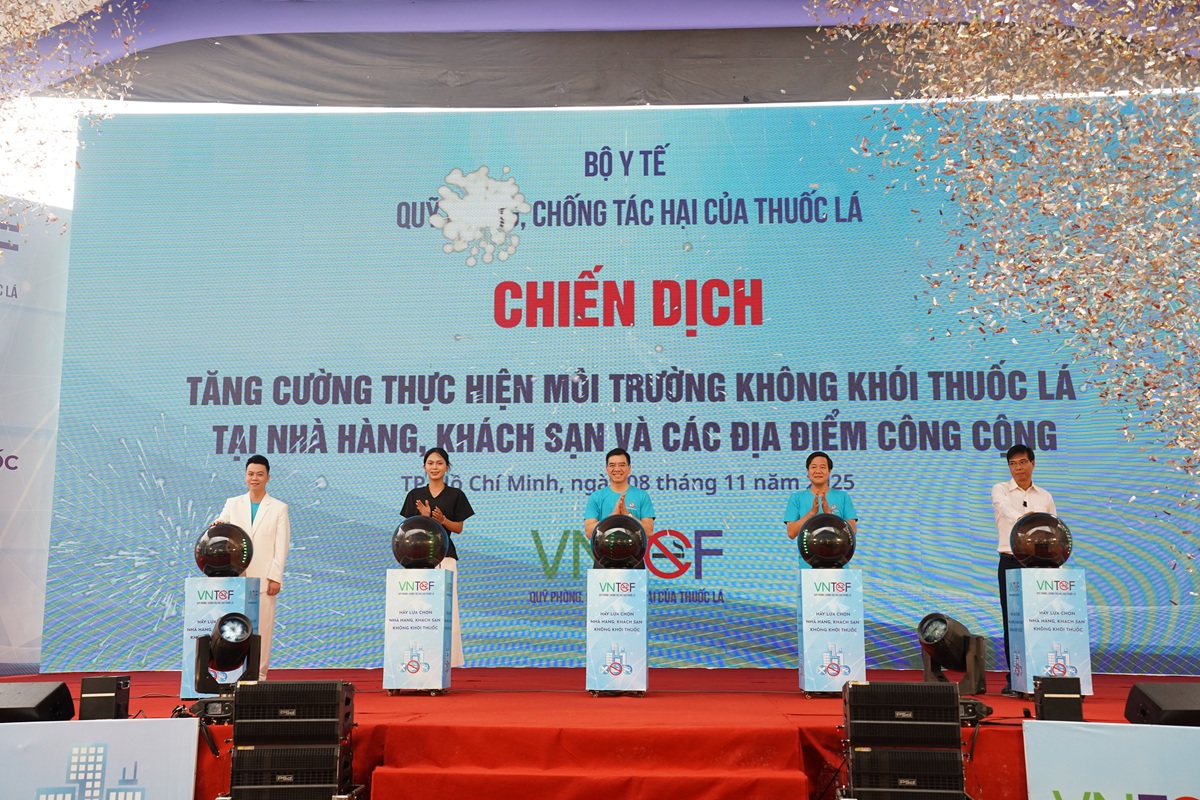 Phát động Chiến dịch tăng cường thực hiện môi trường không khói thuốc lá