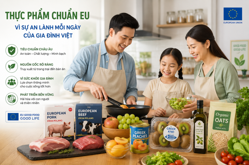 Thực phẩm chuẩn EU hút khách Việt