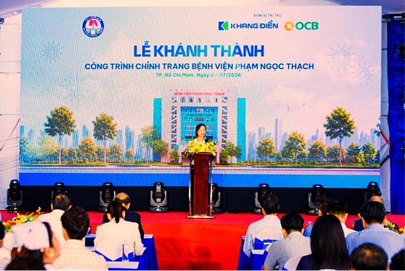 Khang Điền và OCB đồng hành chỉnh trang Bệnh viện Phạm Ngọc Thạch: Hiện thực hóa triết lý bền vững ESG