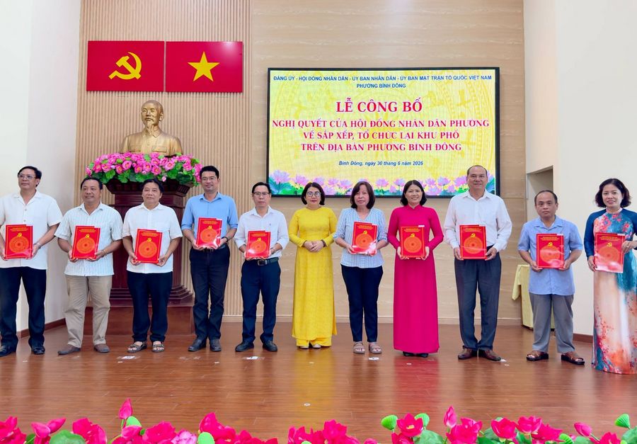 TP.HCM: phường Bình Đông tinh gọn bộ máy khu phố: Bước đi chiến lược