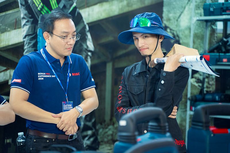 Bosch giới thiệu loạt giải pháp hỗ trợ thợ làm việc chính xác hơn