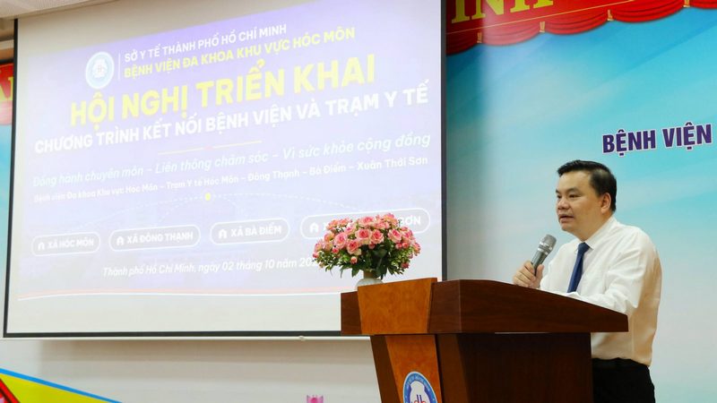 Bệnh viện Hóc Môn kết nối 4 trạm y tế, nâng chất tuyến cơ sở